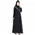 Nida abaya- umbrella sleeves with hand embroidery work Nida abaya- umbrella sleeves with hand embroidery work